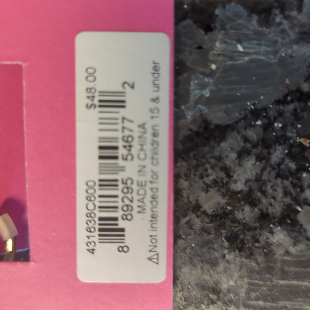 Betsey Johnson Pink and Red Heart Earrings - Picture 5 of 6